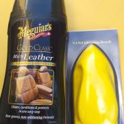 Megs leather care and nano brush