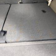 Back seat area stained